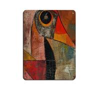 Paul Klee Inspiriert Leinwanddruck Retro Poster Metal Tin Sign Chic Art Retro Iron Painting Bar People Cave Cafe Family Garage Poster Wall Decoration 12x16inch(30x40cm)