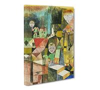 Paul Klee Introducing The Miracle Classic Painting Canvas Wall Art Print Ready to Hang, Framed Picture for Living Room Bedroom Home Office Décor, 30x20 Inch (76x50 cm)