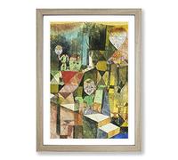 Paul Klee Introducing The Miracle Framed Print | A2 Oak Framed Wall Art | Ready to Hang | Modern Nature Picture | Living Room Bedroom Lounge Office