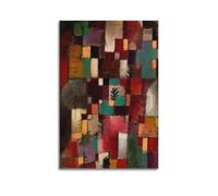 Paul Klee Redgreen And Violet Yellow Rhythms Painter Work Poster Decorative Painting Canvas Wall Art Living Rooms Bedroom Painting 24x36inch(60x90cm)