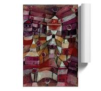Paul Klee Rose Garden Unframed Print for Living Room Bedroom Home Office Décor, Wall Art Picture, A1 (59.4 x 84.1 cm)