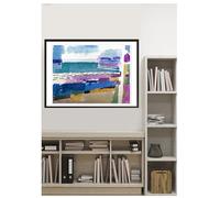 Paul Klee St.Germain Beach at Tunis Picture Oil Painting Vintage Classic Wall Art Home Decor Print A4