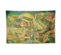 Paul Klee's Fish Playing Poster Tapestry Cool Artworks Painting Wall Art Prints Hanging Picture Home Decor Tapestries Gift Idea 60"x90"