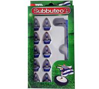 Paul Lamond Games Subbuteo Blue And White Striped Player Set - Brand New And Sealed