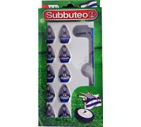 Paul Lamond - Subbuteo - Blue/White Stripes Team Set /Toys - Toys - E59z