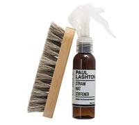 Paul Lashton Stiffener Set with Brush Hat Care Premium Solution Safe on All Materials Designed for Cotton Wool Felt Straw Panama Montecristi Baseball Caps, More Will Not Affect Texture Color Clear,