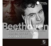 PAUL LEWIS - BEETHOVEN FUR ELISE. BAGATELLES OPP. 33 119 - CD ALBUM - G3z
