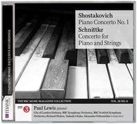 Paul Lewis - Shostakovich - Piano Concerto No. 1, Schnittke - Concerto for Piano and String Orchestra, Weber - Konzertstück, ,Liszt :Aux cyprès de la Villa d’Este No. 2, Funérailles