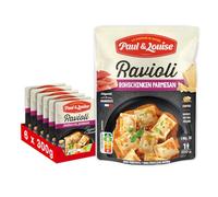 Paul & Louise - Ham & Parmesan Ravioli - 100% Pork French Origin - ready in two minutes - ambiant ready meals - long Shelf life