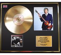 PAUL MCCARTNEY/CD GOLD DISC/RECORD & PHOTO DISPLAY/LTD. EDITION/COA/ALL THE BEST