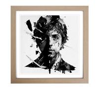 Paul McCartney Conceptual Art Framed Print | 18x18 Inch Oak Framed Wall Art | Ready to Hang | Modern Nature Picture | Living Room Bedroom Lounge Office