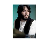 Paul McCartney English Singer-songwriter And Musician Retro Wall Art Deco Poster Canvas Poster Wall Art Decor Print Picture Paintings for Living Room Bedroom Decoration 12x18inch(30x45cm)