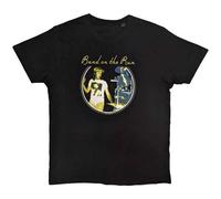 Paul McCartney Men's Band On The Run Wings T-Shirt in Black | Size: 2XL Paul McCartney Black 2XL