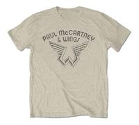 Paul McCartney Wings Logo Official Tee T-Shirt Mens Unisex (X-Large)