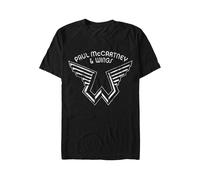 Wings Logo T Shirt Paul McCartney Black L
