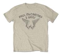 Paul McCartney Wings Logo T-Shirt in Natural | Size: Medium Paul McCartney Natural M