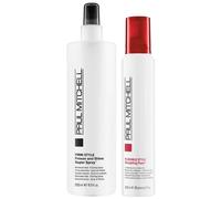 Paul Mitchell - Bundles Duo: Firm Style Freeze and Shine Super Spray 500ml, Flexible Style Sculpting Foam 200ml for Women