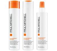 Paul Mitchell - Bundles Trio: Color Protect Daily Shampoo 300ml, Conditioner 300ml & Locking Spray 250ml for Women
