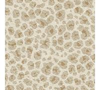 Paul Moneypenny Cream & Gold Luxury Leopard Print Textured Wallpaper For Grandeco