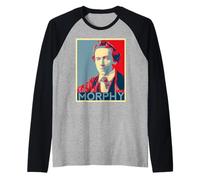 Paul Morphy Greatest of All Time Chess Raglan Baseball Tee