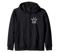 PAUL Name Cool Graffiti - Royal Crown For King Paul Zip Hoodie