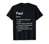 Paul Name Definition Dictionary T-Shirt