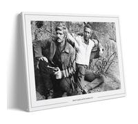 Paul Newman Robert Redford Autograph Signed Poster Decorative Painting Canvas Wall Art Living Room Poster Bedroom Painting Wall Art Picture Print Modern Family Room Decor 08 x 12 Inches (20 x 30 cm)