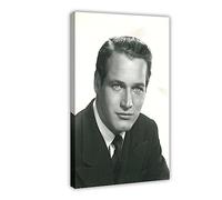 Paul Newman Vintage Photograph - Retro Wall Art - Paul Newman Photo Print - Old Hollywood Elegant Po Canvas Poster Bedroom Decor Sports Landscape Office Room Decor Gift Frame-style 08x12inch(20x30cm)