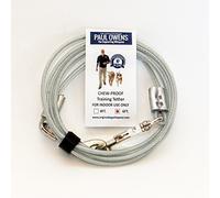 Paul Owens Chew-Proof Training Tether for Dogs & Puppies (6 ft. - Single)