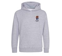 Paul Pogba World Cup Sticker Kids Hoodie - Gray / 9-11 years