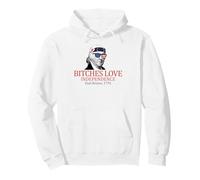 Paul Revere 1776 Bitches Love Independence Pullover Hoodie
