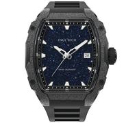 Paul Rich Astro Mason Black PR20088 - Man - 43 mm - Analogue - Quartz - Sapphire-Coated Mineral Glass Blue 20 mm