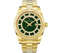 Paul Rich Crown Legacy PR20239 - Man - 40 mm - Analogue - Quartz - Mineral Glass Green 18 mm