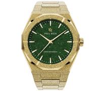Paul Rich Frosted Star Dust II Gold Green PR20213 - Man - 43 mm - Analogue - Quartz - Mineral Glass Green 20 mm