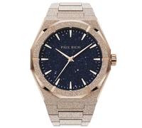 Paul Rich Frosted Star Dust II Rose Gold PR20212 - Man - 43 mm - Analogue - Quartz - Mineral Glass Blue 20 mm