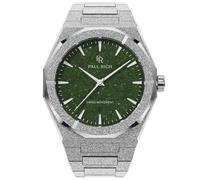 Paul Rich Frosted Star Dust II Silver Green PR20209 - Man - 43 mm - Analogue - Quartz - Mineral Glass Green 20 mm