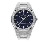 Paul Rich Frosted Star Dust II Silver PR20201 - Man - 43 mm - Analogue - Quartz - Mineral Glass Blue 20 mm
