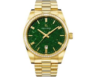 Paul Rich Legacy Gold PR20224 - Man - 40 mm - Quartz - Sapphire-Coated Mineral Glass Green 18 mm