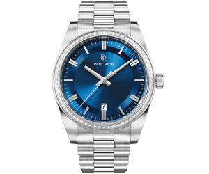 Paul Rich Legacy Silver Blue PR20226 - Man - 40 mm - Quartz - Sapphire-Coated Mineral Glass Blue 18 mm