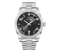 Paul Rich Men's Legacy Silver Black Watch - 40mm Silver/Black