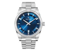 Paul Rich Men's Legacy Silver Blue Watch - 40mm Silver Blue