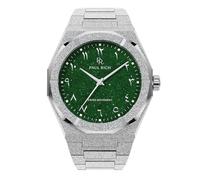 Paul Rich Men's Luxury Stainless Steel Watch - Rugged & Stylish Timepiece for Business, Gift, or Graduation - Fancy Analog Water Resistant Wrist Watch for Him - Frosted Star Dust II Arabic Dial