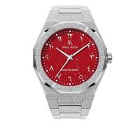 Paul Rich Men's Luxury Stainless Steel Watch - Rugged & Stylish Timepiece for Business, Gift, or Graduation - Fancy Analog Water Resistant Wrist Watch for Him - Frosted Star Dust II Arabic Dial
