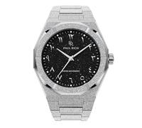 Paul Rich Men's Luxury Stainless Steel Watch - Rugged & Stylish Timepiece for Business, Gift, or Graduation - Fancy Analog Water Resistant Wrist Watch for Him - Frosted Star Dust II Arabic Dial