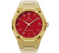 Paul Rich Men's Luxury Stainless Steel Watch - Rugged & Stylish Timepiece for Business, Gift, or Graduation - Fancy Analog Water Resistant Wrist Watch for Him - Frosted Star Dust II Arabic Dial, Gold