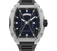 Paul Rich Astro Daydate Galaxy Silver PR20089 - Man - 43 mm - Analogue - Quartz - Sapphire-Coated Mineral Glass Blue 20 mm