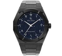 Paul Rich Star Dust II Black Arabic PR20216 - Man - 43 mm - Analogue - Quartz - Mineral Glass Blue 20 mm