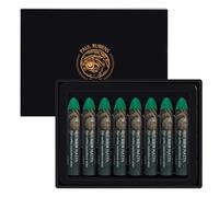 Paul Rubens Green Medium Oil Pastels (8 Pack) - Ultra-Creamy & Blendable, Bullet Tip for Precision - Premium Art Supplies for Drawing, Sketching & Painting - Ideal for Artists, Students & Beginners