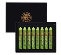 Paul Rubens Green Yellow Oil Pastels (8 Pack) - Ultra-Creamy & Blendable, Bullet Tip for Precision - Premium Art Supplies for Drawing, Sketching & Painting - Ideal for Artists, Students & Beginners
