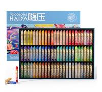 Paul Rubens Oil Pastels, 72 Colors HaiYa Artist Soft Oil Pastels Vibrant and Creamy, Art Supplies for Artists, Beginners, Students, Art Painting Drawing(New Package)